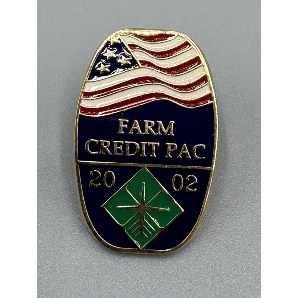 Vintage 2002 Farm Credit PAC Lapel Pin